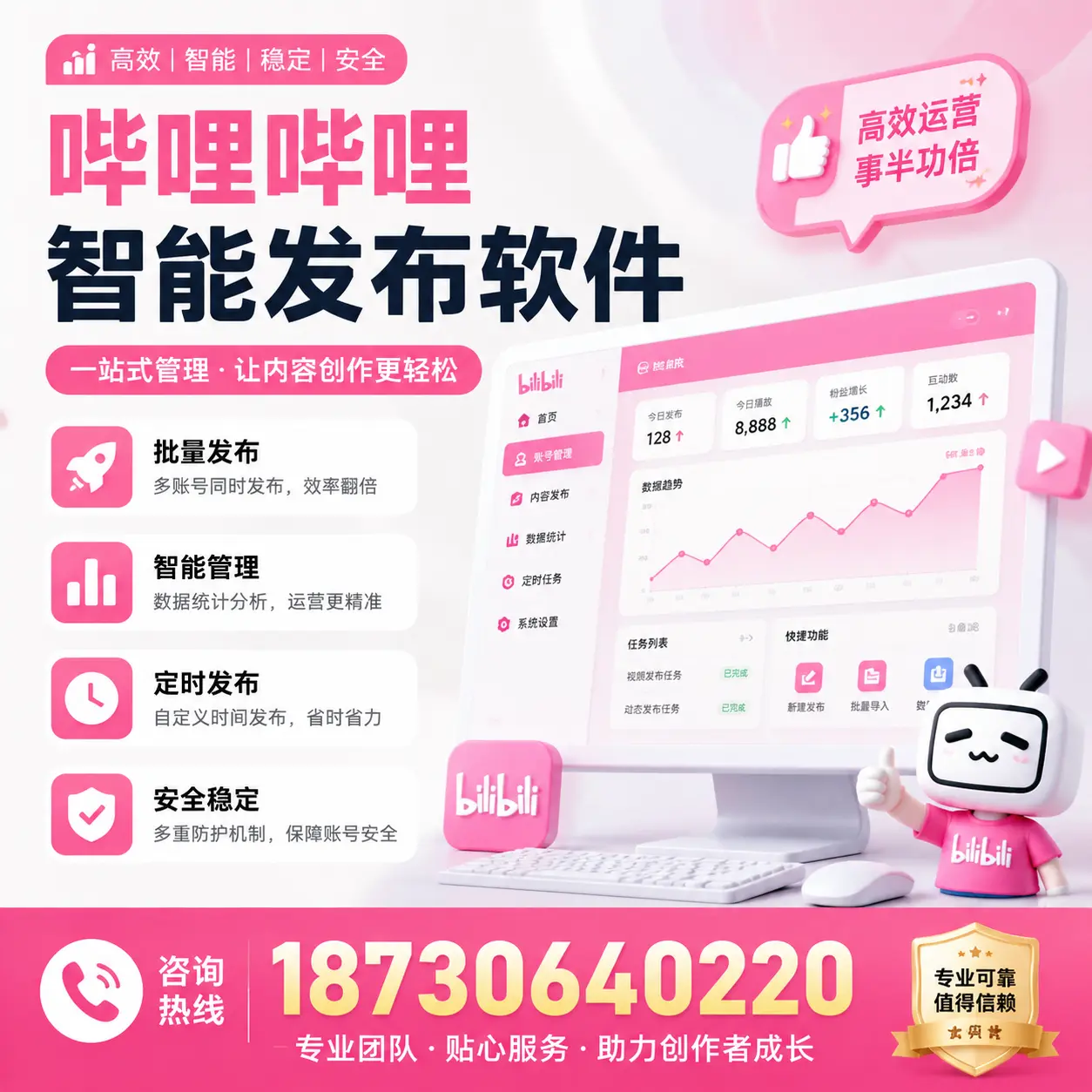 如何评估哔哩哔哩智能发布软件的ROI?柳州 企业必读